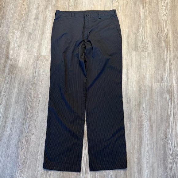 Nike Other - Nike Mens 36/34 Dri Fit Golf Pants Pinstripe Black